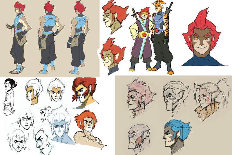 Ryu Kihyun’s unused concept art for Lion-O.